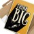 Plakat metalowy Think big space Prezent