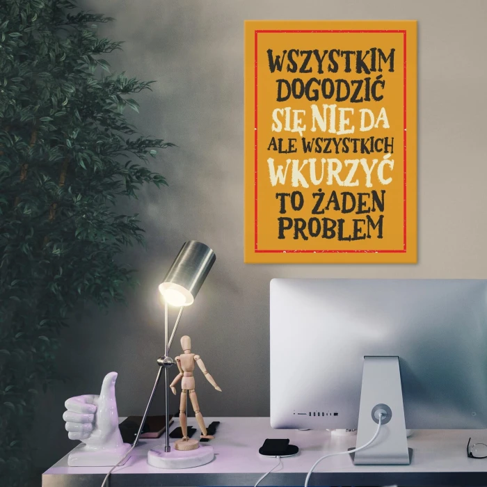 Poster metal wszystkim dogodzić gift