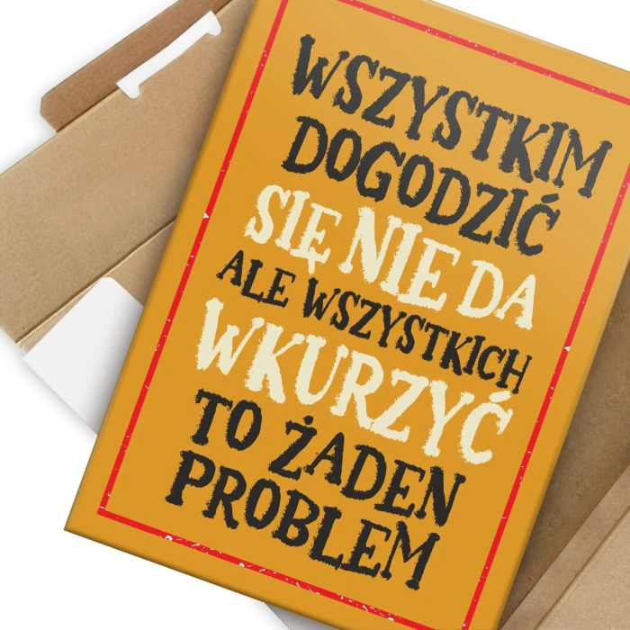 Plakat metalowy wszystkim dogodzić Prezent