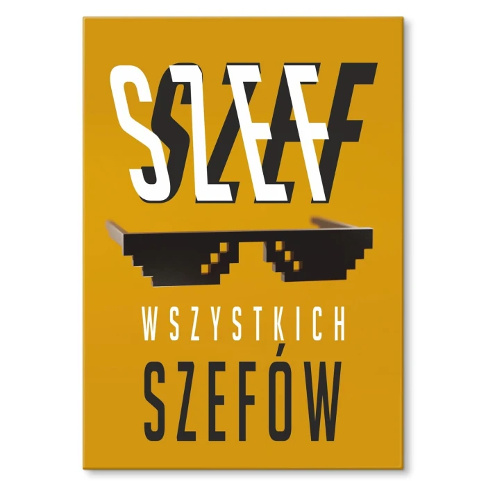 Poster metal szef szefów gift