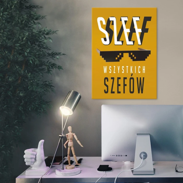 Poster metal szef szefów gift