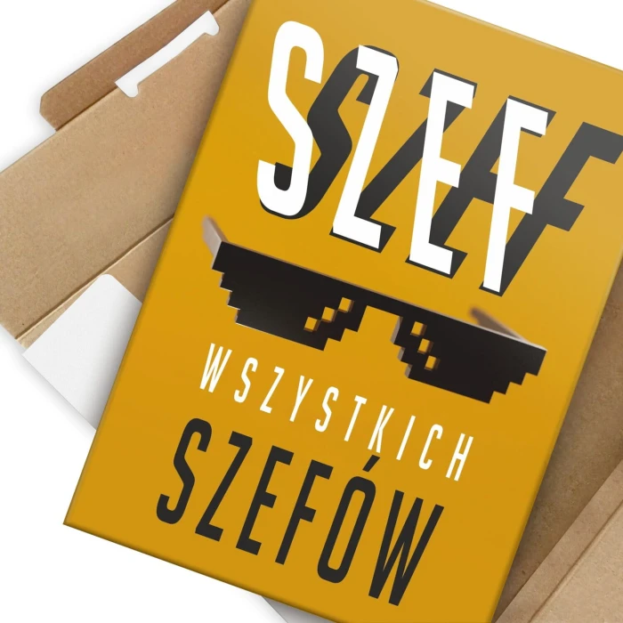 Plakat metalowy szef szefów Prezent