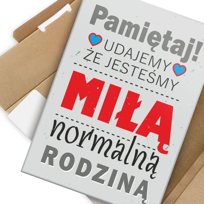 Plakat metalowy Udajemy Prezent