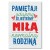 Poster metal Pamiętaj udajemy gift
