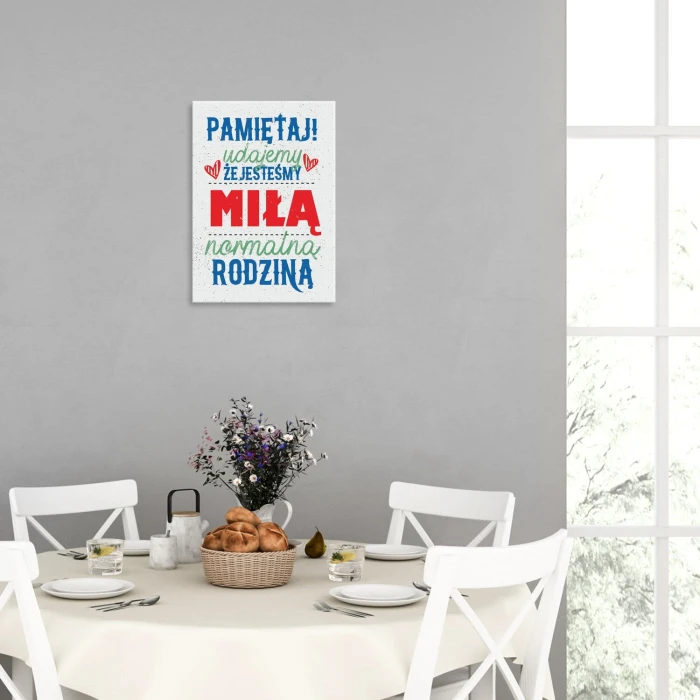 Poster metal Pamiętaj udajemy gift