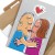 Poster metal zakochana para gift