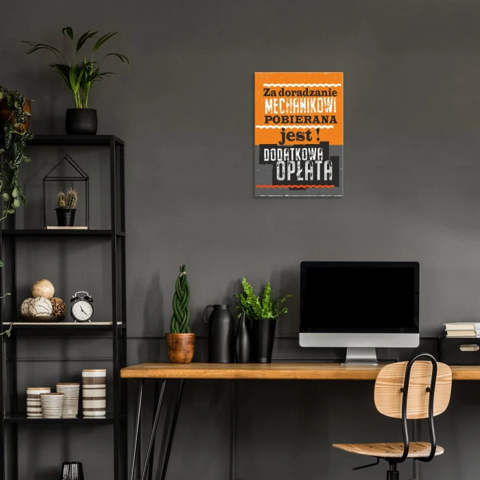 Poster metal za doradzanie gift
