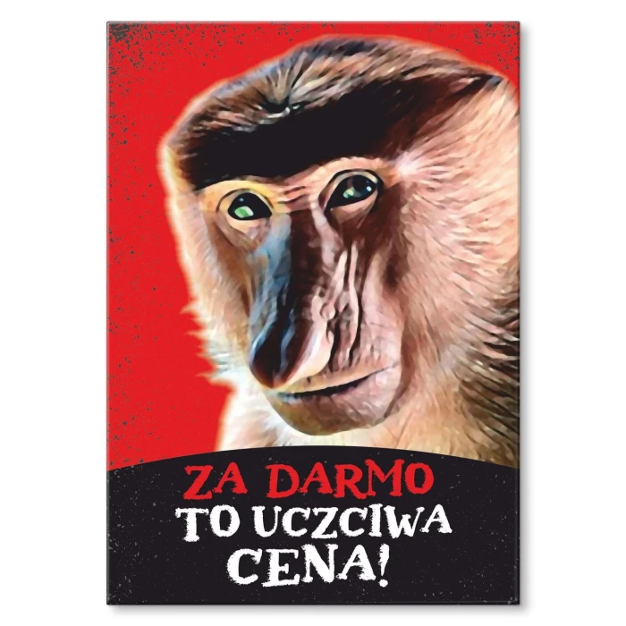 Plakat metalowy za darmo Prezent