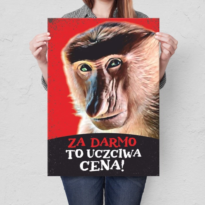 Plakat metalowy za darmo Prezent