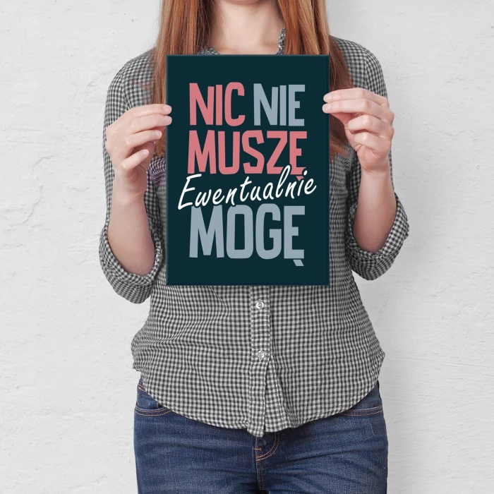 Poster metal ewentuanie mogę gift
