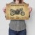 Poster metal Kawasaki ZR7S gift