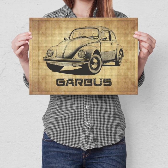 Plakat metalowy Volkswagen Garbus Prezent