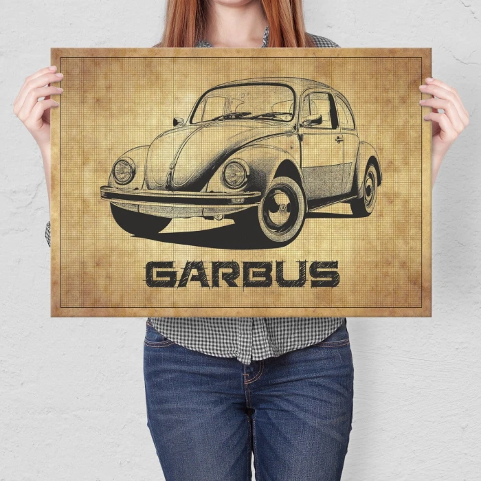 Plakat metalowy Volkswagen Garbus Prezent