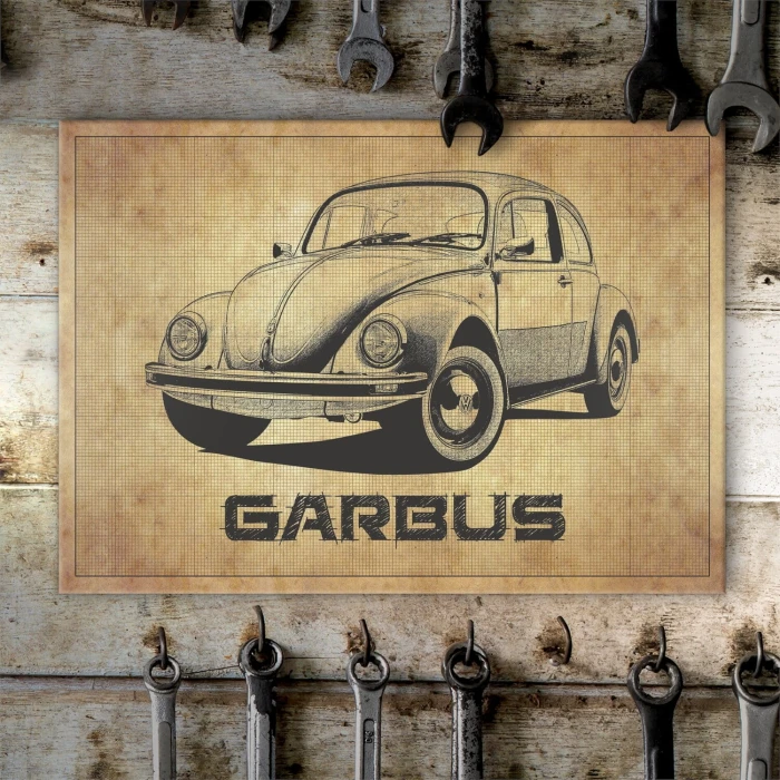 Plakat metalowy Volkswagen Garbus Prezent