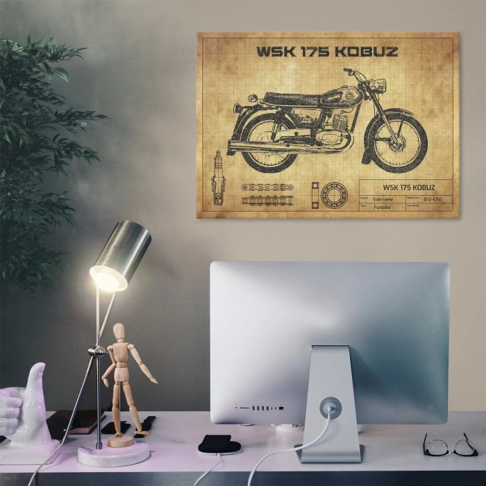 Poster metal WSK 175 Kobuz gift