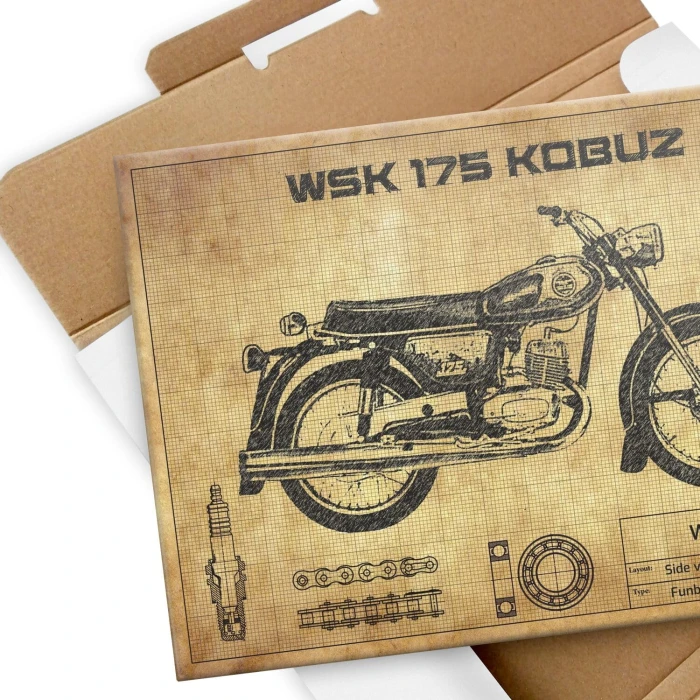 Poster metal WSK 175 Kobuz gift