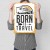 Plakat metalowy born to travel Prezent