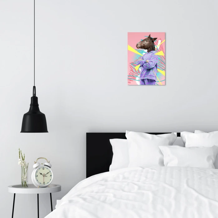 Poster metal horse party gift