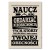 Poster metal Naucz się gift