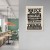 Poster metal Naucz się gift
