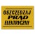 Plakat metalowy oszczędzaj prąd elektryczny Prezent