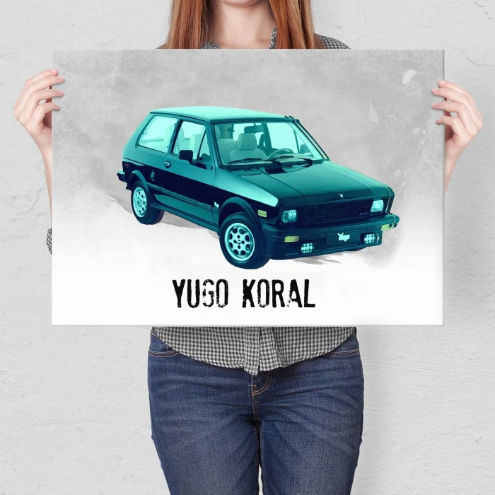 Poster metal Yugo Koral gift
