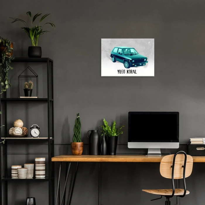 Plakat metalowy Yugo Koral Prezent