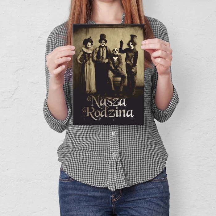 Poster metal Nasza rodzina gift
