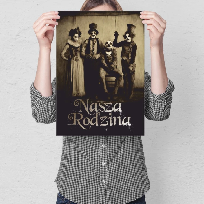 Poster metal Nasza rodzina gift