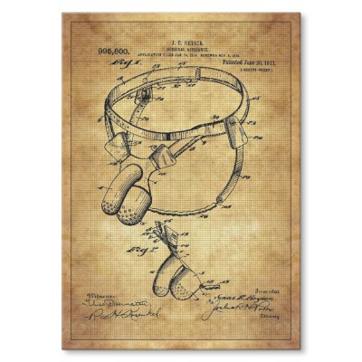 Poster metal patent pas cnoty gift