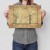 Poster metal patent masażer gift