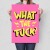 Poster metal what the fuck gift