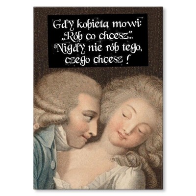 Plakat metalowy rób co chcesz Prezent