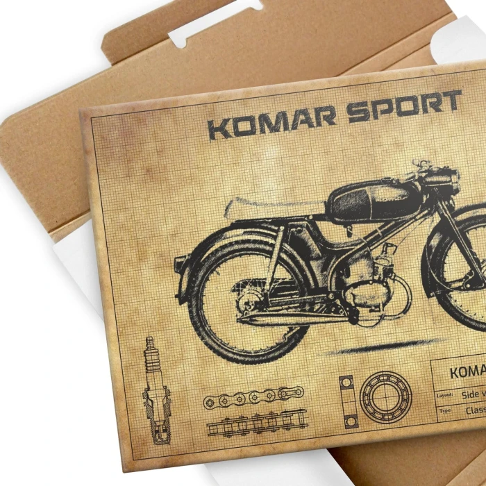 Plakat metalowy Komar Sport Prezent