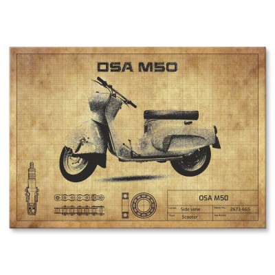 Poster metal Osa M50 gift
