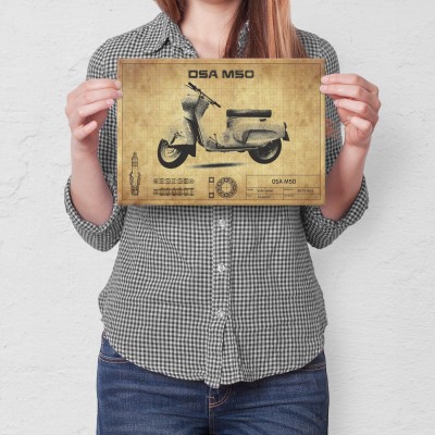 Plakat metalowy Osa M50 Prezent
