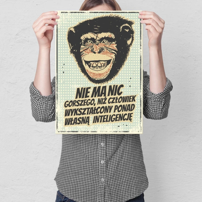 Poster metal nic gorszego gift