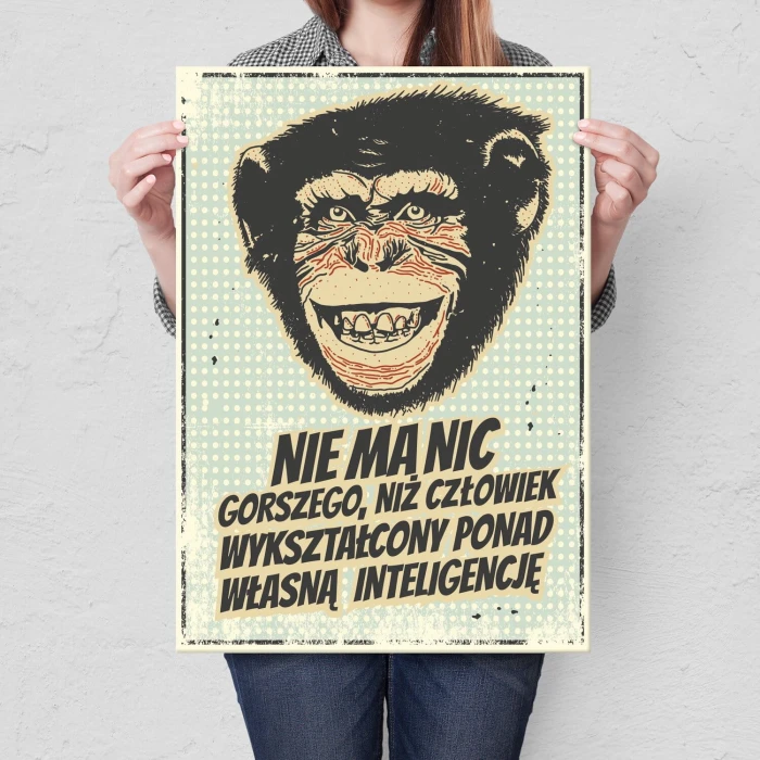 Poster metal nic gorszego gift
