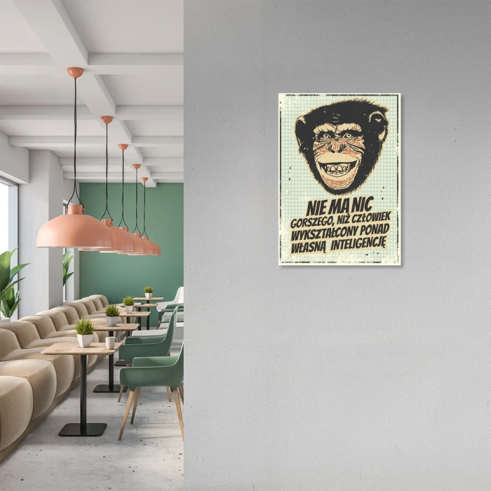 Poster metal nic gorszego gift