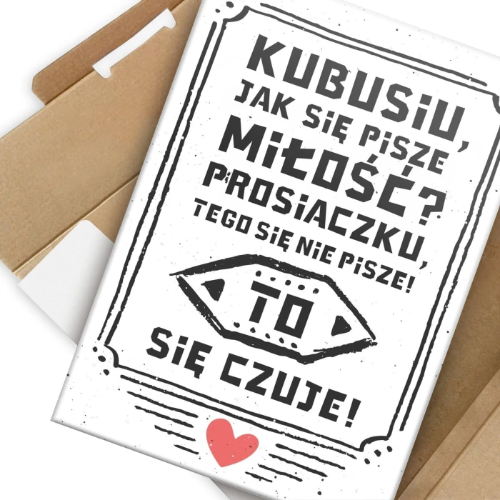 Poster metal miłość gift
