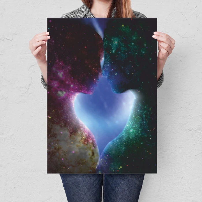 Plakat metalowy star love Prezent