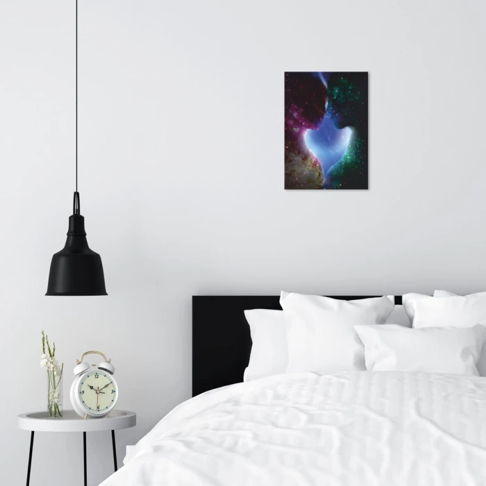 Plakat metalowy star love Prezent