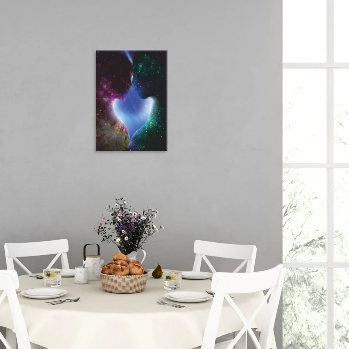 Plakat metalowy star love Prezent
