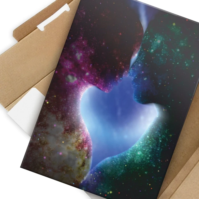 Plakat metalowy star love Prezent