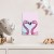 Poster metal zakochane flamingi gift