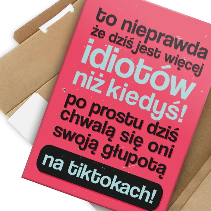Poster metal to nieprawda gift