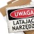 Plakat metalowy uwaga. latające narzędzia Prezent