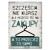 Poster metal szczęście zakupy gift