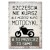 Poster metal szczęście motocykl gift