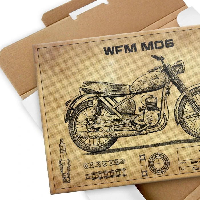 Plakat metalowy WFM M06 design Prezent